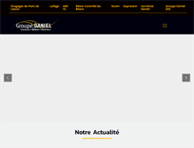 Tablet Screenshot of groupe-daniel.fr